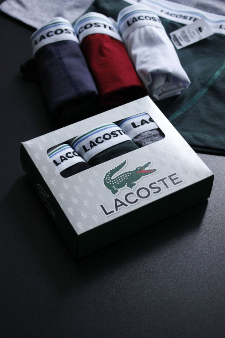 KIT 6 cuecas Lacoste Basic